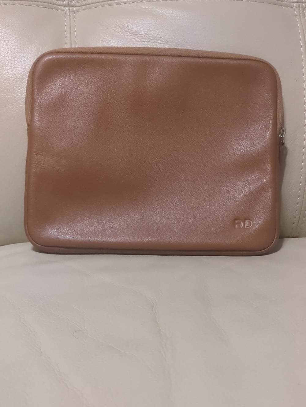 Dark tan Leather Men's Pouch